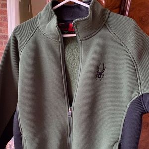 Mens Spyder fleece jacket